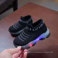 Lighting Lights Laces Footwear Boys kids girls Man Sneakers Box Trainers Frozen Long flashing Led Shoes